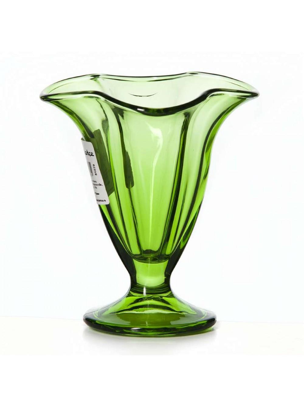 Ваза для мороженого окрашен. (h=130мм) зеленый Enjoy green (6)