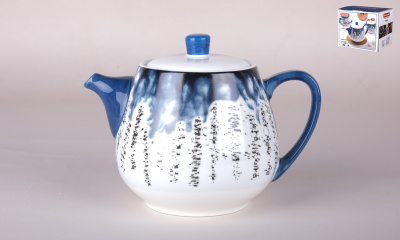 Blue star чайник 850мл п/у фарф (1)