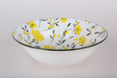 Салатник 350мл 15см Лютики (фарфор)(12/96)
