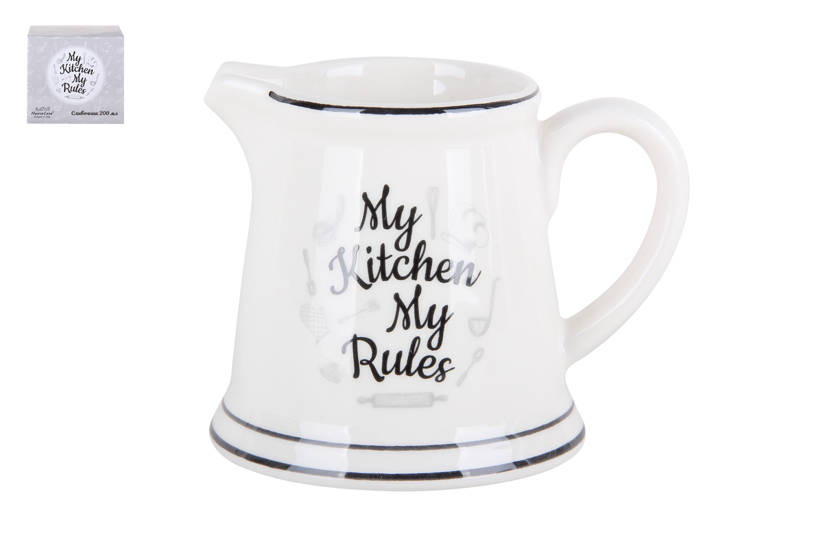 "My kitchen" Сливочник 200мл п/у керам.(1/48)
