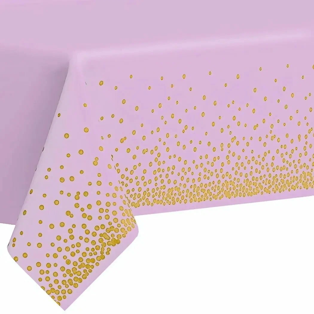 Скатерть "Руби" 137*183см цвет розовый, пвх (1/1)