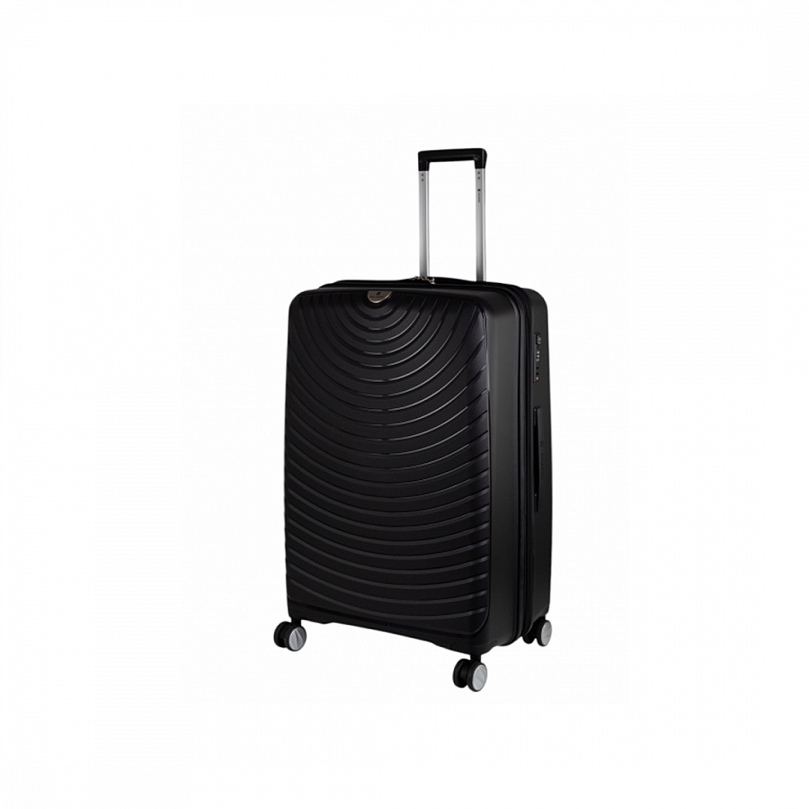 Чемодан чёрный S RICARDO FLX (55x37x23,5см)(полипропилен) (1/1)
