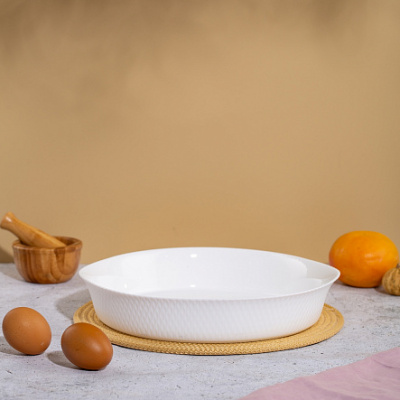 Блюдо д/запекания 28см SMART CUISINE WAVY д/пирогов и тортов (ударопр.стекло) (1/6) Блюдо д/запекания 28см SMART CUISINE WAVY д/пирогов и тортов (ударопр.стекло) (1/6)