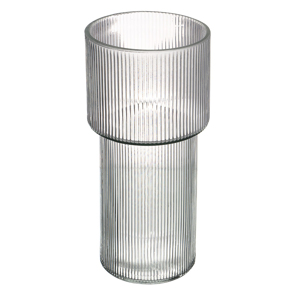 Ваза стеклянная, 9х11х23 см (1/4/24)