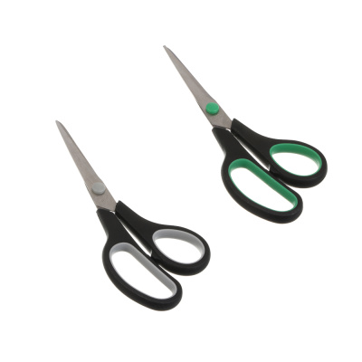 Ножницы офисные 19см двуцветные пласт/руч (1/12)