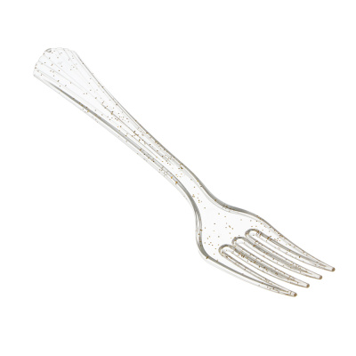 Набор столовых приборов одноразовых тм Fntastic, 20 шт, пластик, золото, вилки, ложки (24/24/480)