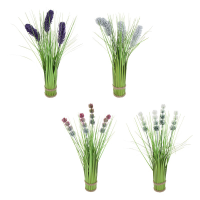 Букет цветов полевых искусств., 40 см, пластик, проволока, веревка, 4в LADECOR (4/24/144)