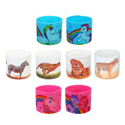 Пружинка Антистресс "Веселые картинки", PVC, 7,5х7,5см, 8 диз ИГРОЛЕНД (8/288)