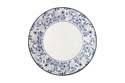 "Floral pattern" Тарелка 20см десертная (фарф.) (12/12)