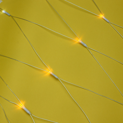 Гирлянда эл. сеть водопад 1,6x1,6м, 144LED,белый/шампань, 8 режимов, ПВХ прозр.,220В СНОУ БУМ (1/1)