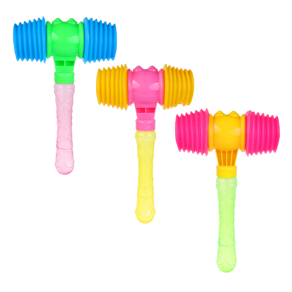 Игрушка д/малышей "Молоточек-пищалка", ИГРОЛЕНД, 26,5см, PS, PP, PVC (3/102)