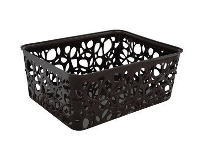 Корзинка д/хран 5л Эллипс тем корич (1)