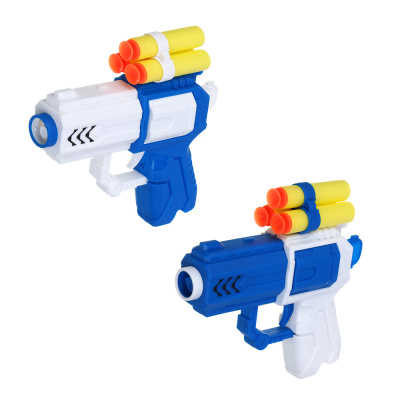 Пистолет "Суперстрелок" с присосками 3 шт, PP, EVA, 15х4х26,4 см, 2диз ИГРОЛЕНД (1/1)