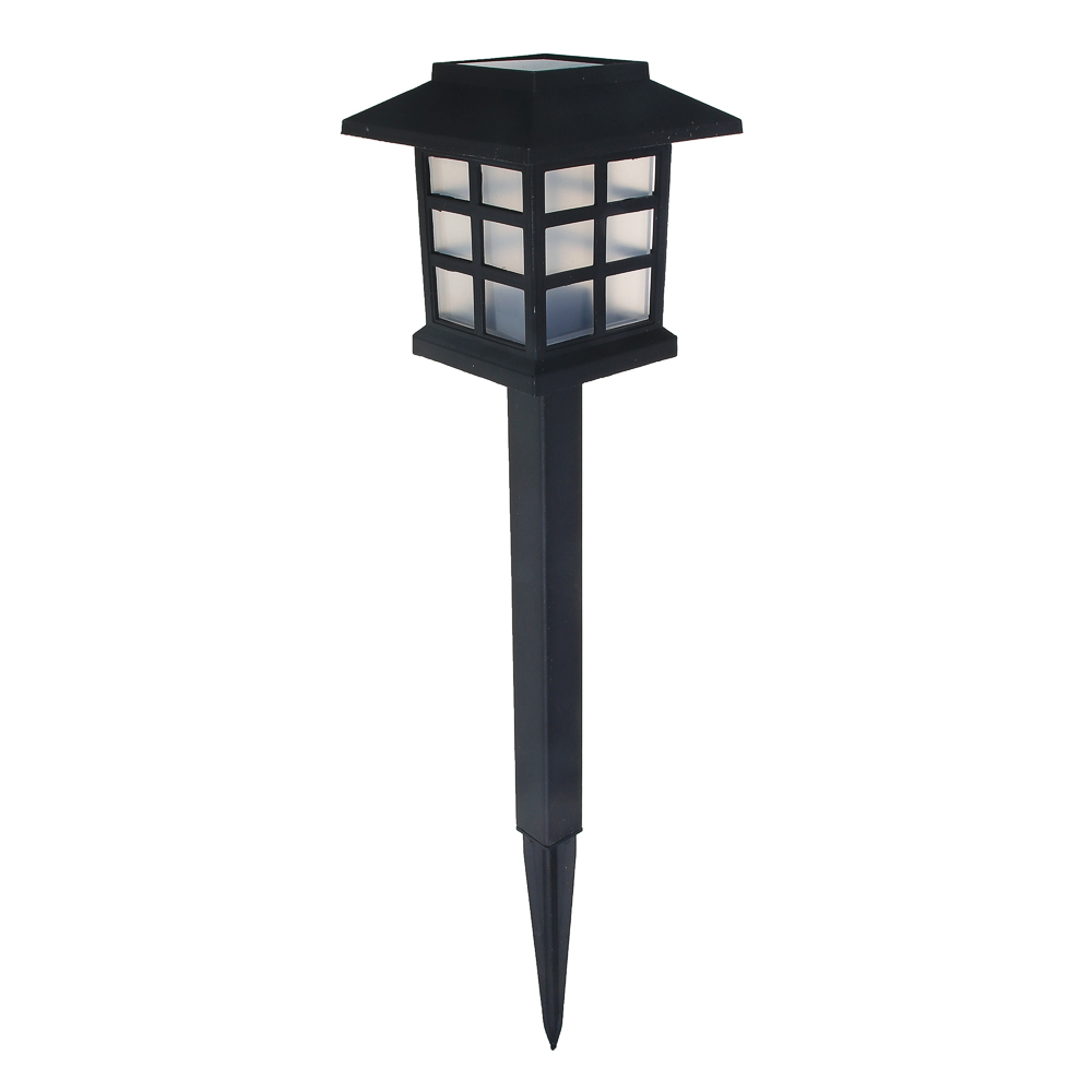 Фонарь садовый на солнечной батарее, пластик,8,5х8,5х38см 1,2 Вт NI-MH 1.2V/600Мач,IP42 INBLOOM(1/1)