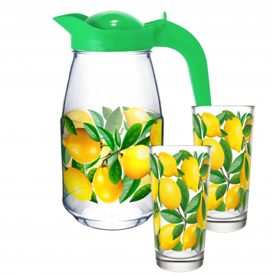 Набор для воды 3пр "Лимоны" п/у (1/4)