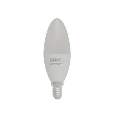 Лампа ECO LEDCandleE14 10W 65 WS СТАРТ (10/10)