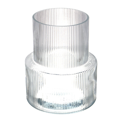 Ваза стеклянная, 15х11х18 см (1/24)