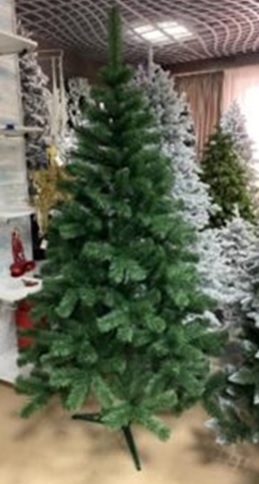Ель искусственная 1,5м Лесная подставка пластик (1)