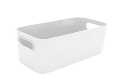 Корзинка д/хранения Вега 3,5л белая (1)