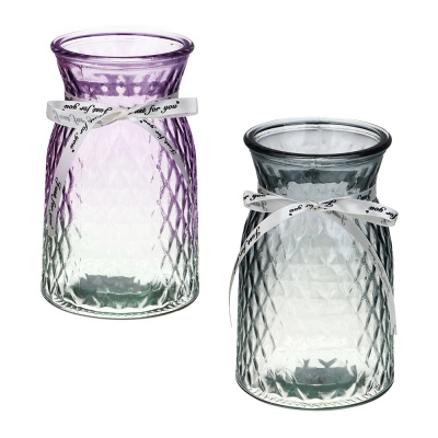 Ваза, 18х11 см, стекло, 2 диз, арт.5 (2/30)