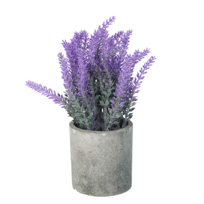 Лаванда искусственная в кашпо, 7,5х20-21 см, пластик, целлюл.LADECOR (6/6)