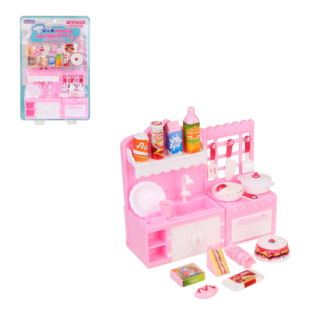 Набор игровой "Набор продуктов д/твоей кухни", ABS, 18,5х5х27см ИГРОЛЕНД (1/72)