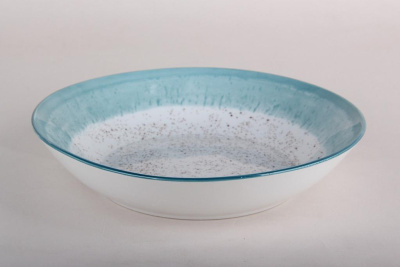 "Rustic Blue" Тарелка глубокая 20см 800мл фарфор (6/6)