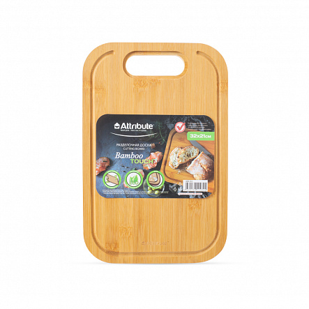 Доска разделочная 32х21х1.5см BAMBOO TOUCH (бамб..) (1/6)