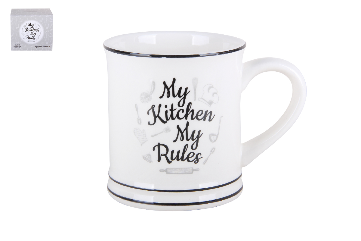 "My kitchen" Кружка 340мл п/у керам.(1/48)