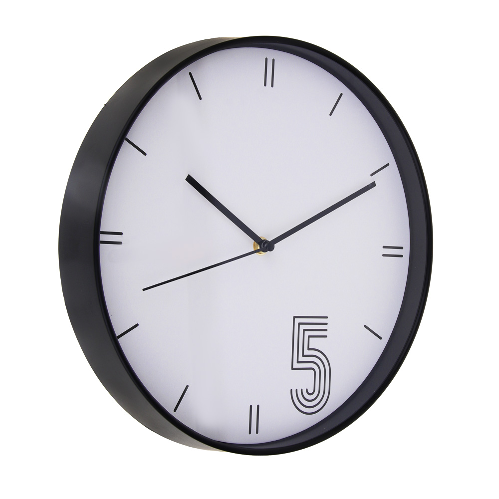 Часы настенные круглые, пластик, d30 см, тикающий ход, 1xАА, арт08-29 LADECOR CHRONO (1/10)