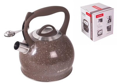 Чайник со свистком 3л GRANITE chocolate (нжс)(1/6) Чайник со свистком 3л GRANITE chocolate (нжс)(1/6)