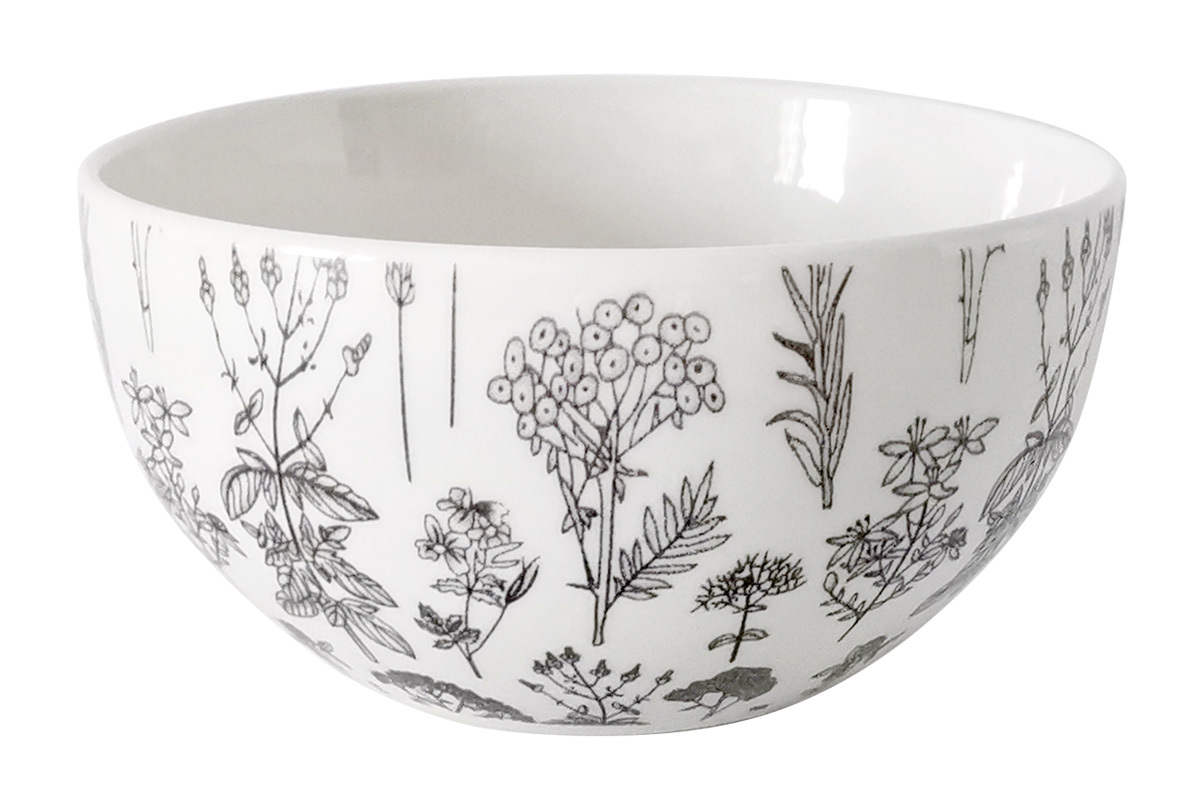 "Botanica" Салатник 14см 450мл  фарф (6/6)