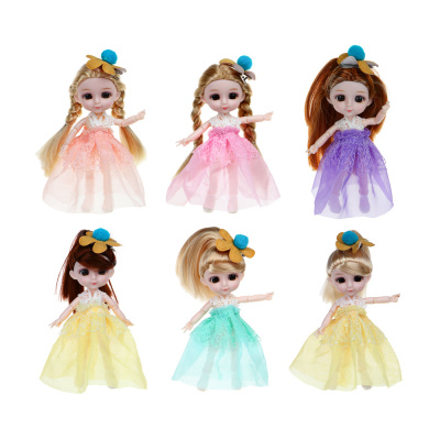 Кукла в виде малышки с аксесс., PVC, полиэстер, 25х19см, 5х10см, 4 диз ИГРОЛЕНД (1/1)