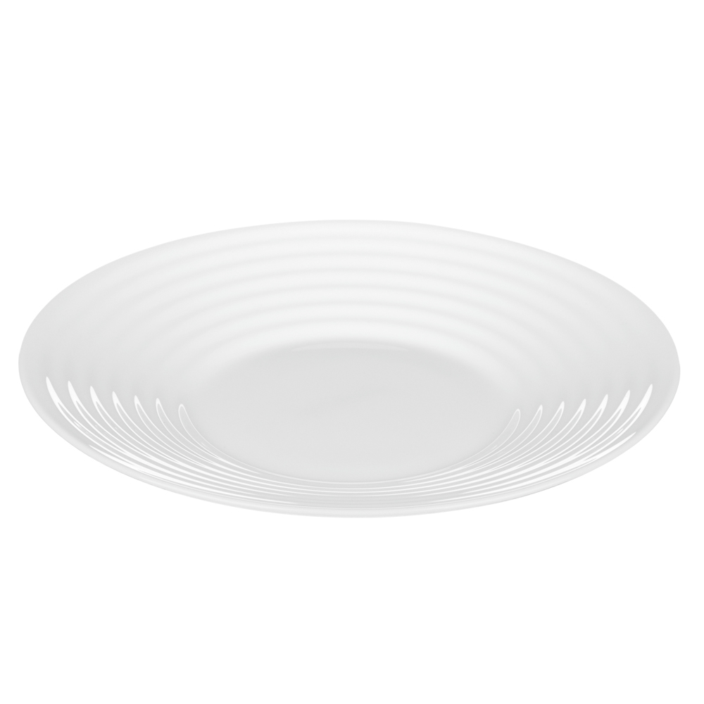 Тарелка закусочная 19см белая опаловое стекло MILLIMI Бароло (6/72) 