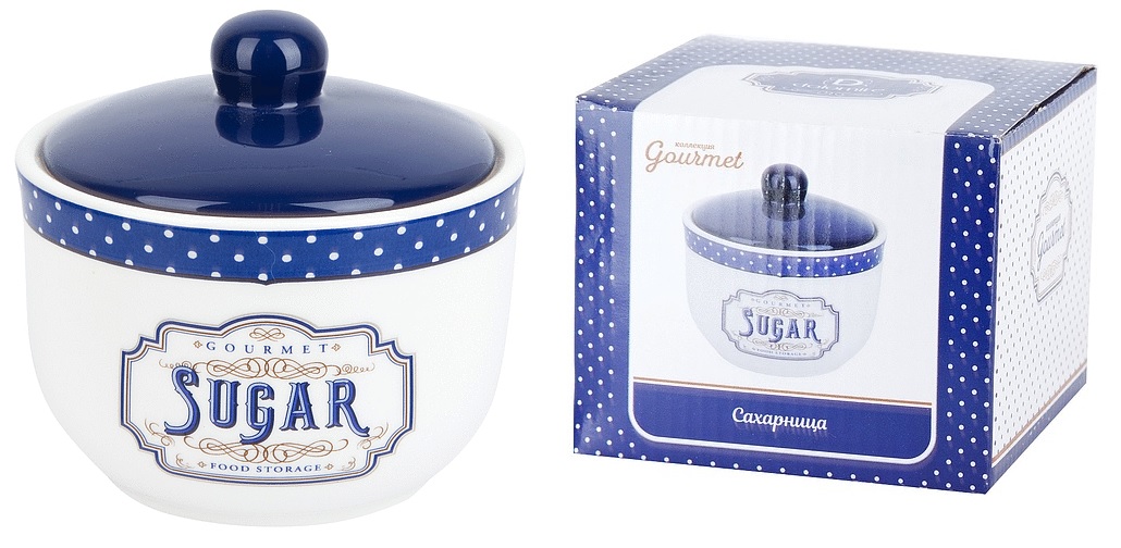 "Gourmet" Сахарница 450мл п/у керам.(1/26)