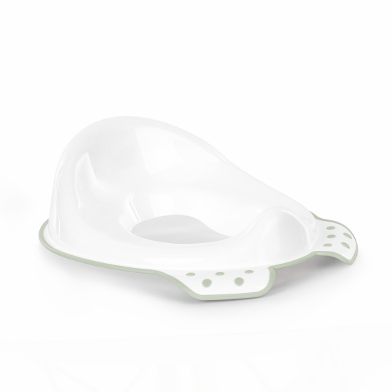 Накладка д/унитаза детская (антискользящая) (бело-оливковый) (14)