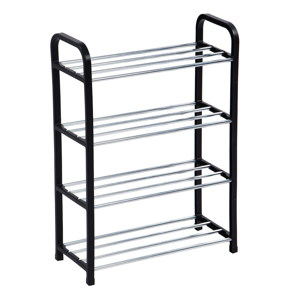 Этажерка д/обуви 42х19х59 см 4 яруса, металл, пластик VETTA (1/40)