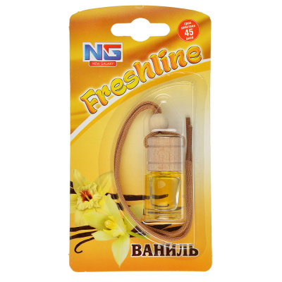 Ароматизатор NEW GALAXY Freshline ваниль (подвесной) (1/12/48) Ароматизатор NEW GALAXY Freshline ваниль (подвесной) (1/12/48)
