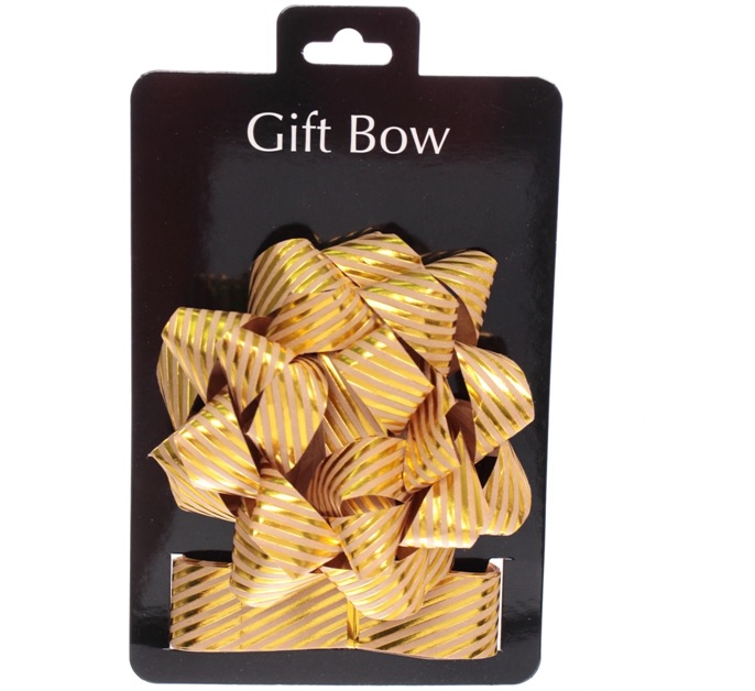 Набор д/декорирования "Параллели судьбы" бант 2см, лента 2,5см (3м), Золото (12/12)