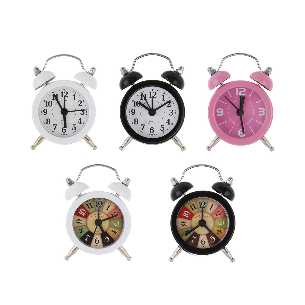 Будильник 5x2,5x7,5 см, пластик, металл, стекло, 1xLR44, 5в LADECOR CHRONO (1/5/200)