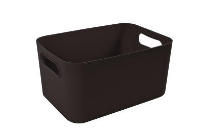 Корзинка д/хранения Вега 4л тем корич (1)