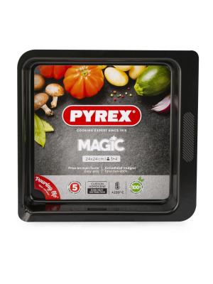 Форма 24х24см для запекания и выпечки квадратная MAGIC (нжс,антипр.покр.)(1/6)