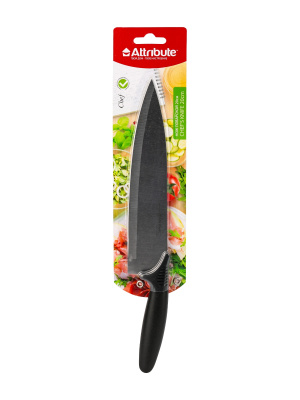 Нож поварской 20см CHEF нжс,пласт (6/36)