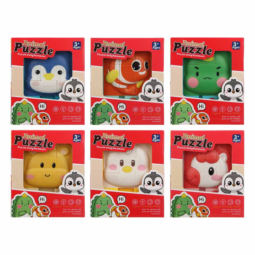 Пазл-пятнашки объёмный д/малышей, ABS, 10,8х3,2х13,2см (1/1)