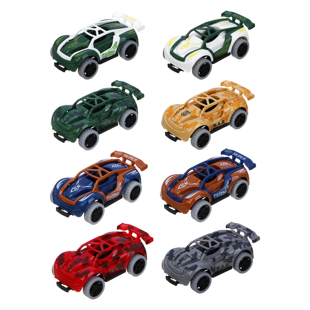 Машинка трюковая "Супер перевертыш", инерц., ABS,  10,5х5,5х8,5 см, 8диз (1/288)