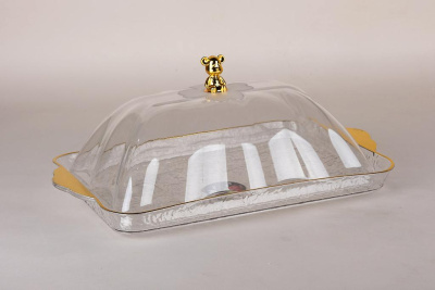 Блюдо сервировочное 36.5х24.5х14.5см с/кр (пластик)(1/48)