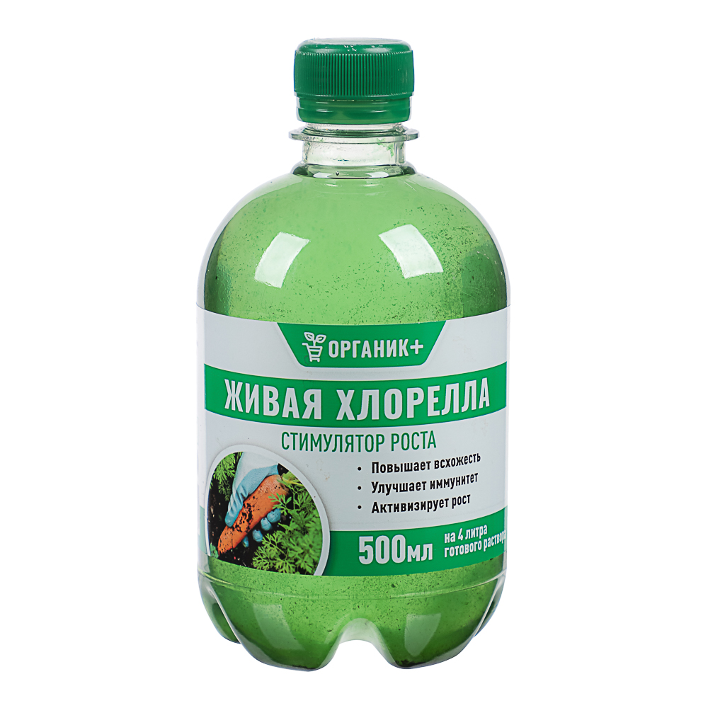 Удобрение Органик+ Суспензия Хлореллы 0,5л (1/18)
