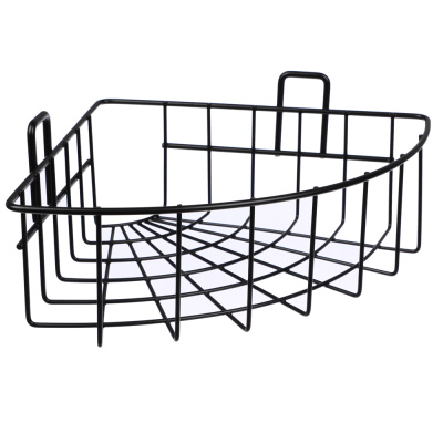 Полка настенная, угловая, металл, 30,5x22x8 см, черный VETTA (1/12)