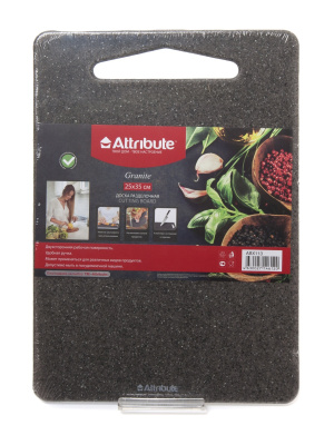 Доска разделочная GRANITE 35х25см (пласт.)(1/12) Доска разделочная GRANITE 35х25см (пласт.)(1/12)