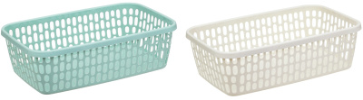 Корзинка 300*190*90мм Микс разноцветный пласт.(1/20)